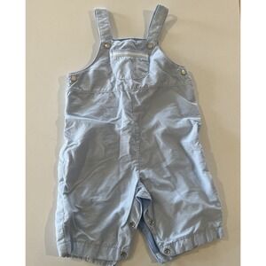 Tommy Hilfiger Baby Overalls 0-3M Blue Cotton Nylon Snap Crotch Vintage Y2K